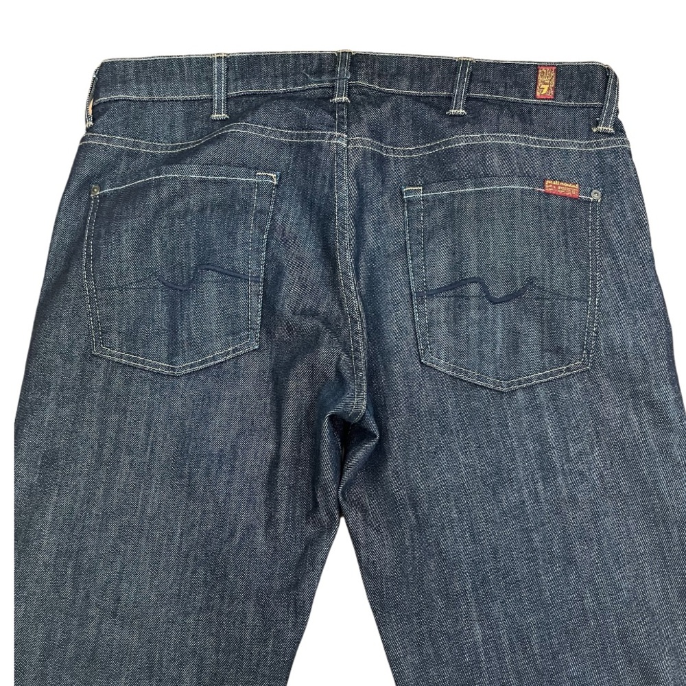 7 For All Mankind Men’s Bootcut Dark Wash Denim Jeans